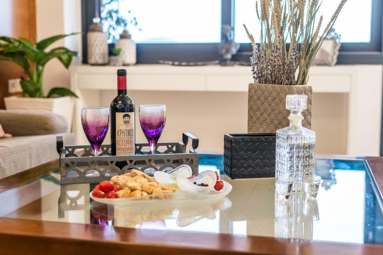 Lavender Villas Chania Agia Marina  Ngoại thất bức ảnh